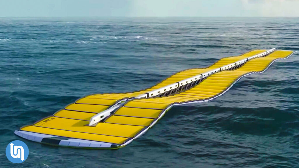 A Wave Energy Converter at sea