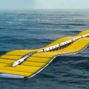 A Wave Energy Converter at sea