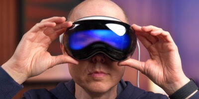 Matt Ferrell wearing an Apple Vision Pro